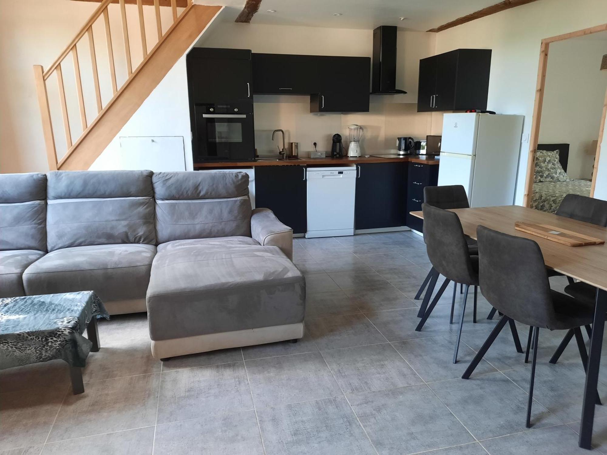 Chez Line Et Pierre: Appartement Spacieux, Lumineux Et Equipe La Bastide-de-Serou Ngoại thất bức ảnh